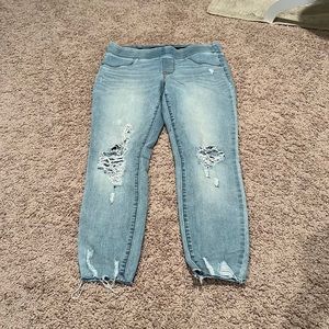 Old Navy Rockstar Distressed Light Wash